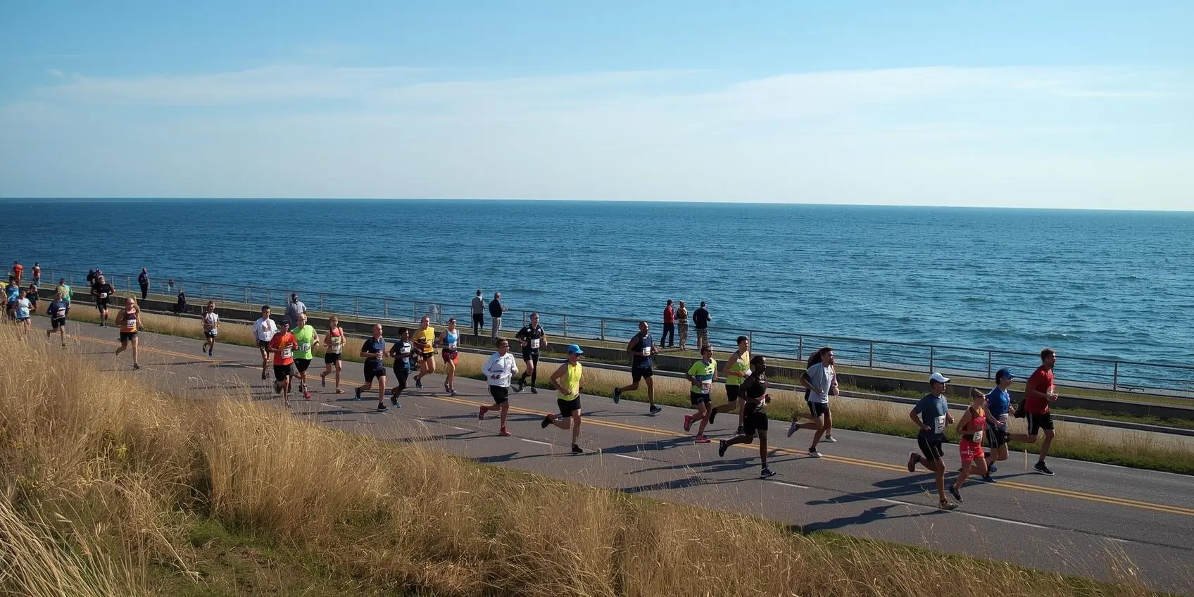 Lake Michigan marathon