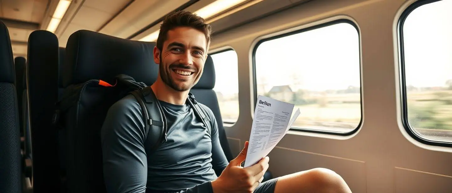 Maratonista viajar de comboio para participar numa meia maratona