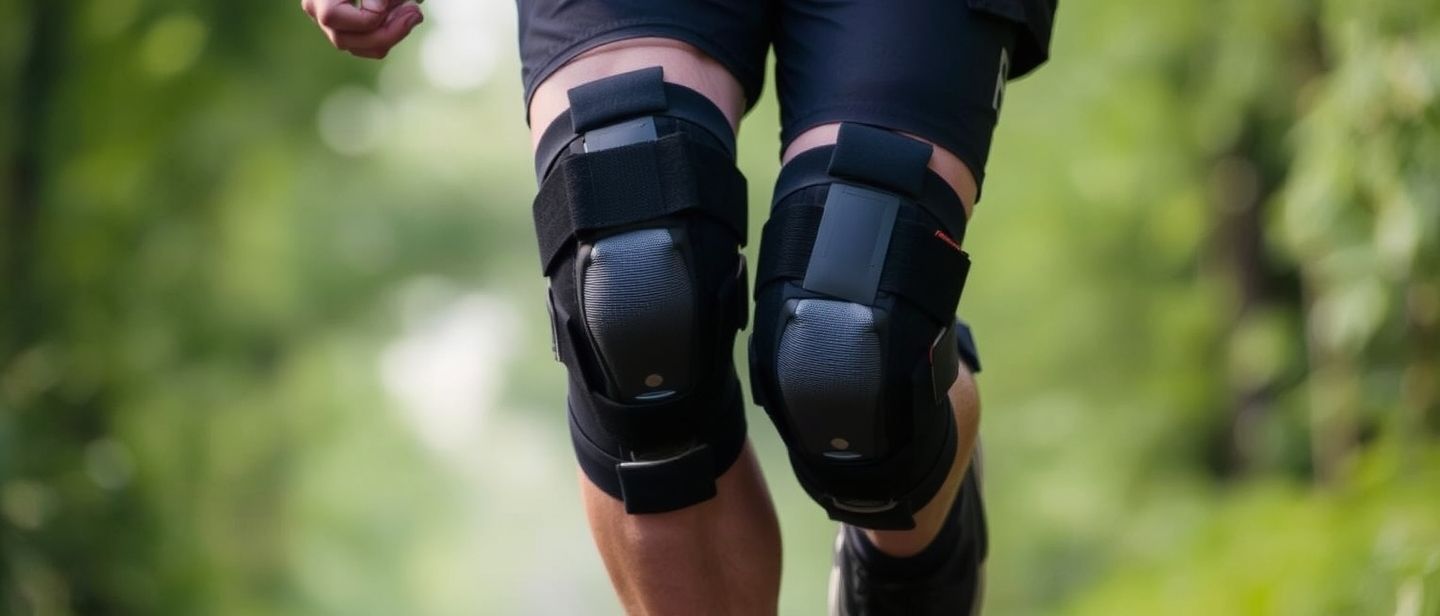 hinged knee braces for running